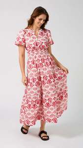 Sale Dresses: Vittoria Dress Sorbet in Sicily