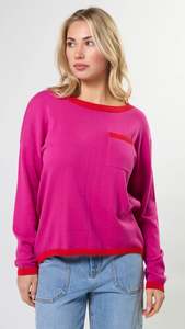 Street Pocket Jumper Crimson Crush