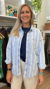 Denver Easy Rider Denim Shacket