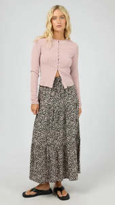 Rhea Maxi Skirt Black