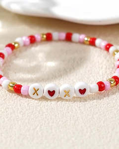 XOXO Beaded Bracelet