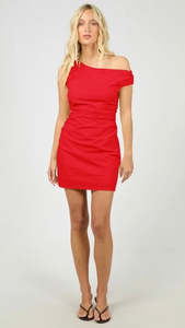 Sale Dresses: Alessa Asym Dress Red
