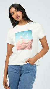Dusk To Dawn Regular Tee White