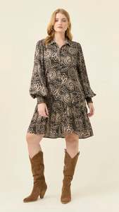 Grace Shirt Dress Paisley