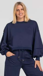 Knit Tops: Guru Sweater Navy