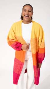 Knit Tops: Valenza Cardigan Sunrise