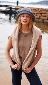 Darby Knit Vest Stone