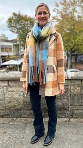 Autumn Luxe Plaid Coat