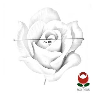 Large custom (7cm) Rose Flower – The Rose Factory