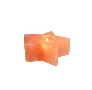 Himalayan Salt Candles: Star Himalayan Salt Candle