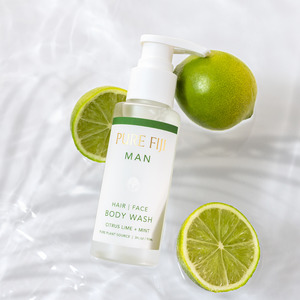 Pure Fiji: Pure Fiji MAN Hair, Face and Body Wash Citrus Lime + Mint 280ml