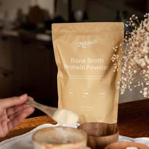 Mitchells Nutrition Bone Broth Protein Powder Salted Caramel 500g