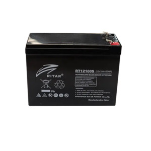 RT12100S - Ritar - 12VDC 10Ah Sealed Lead Acid Battery