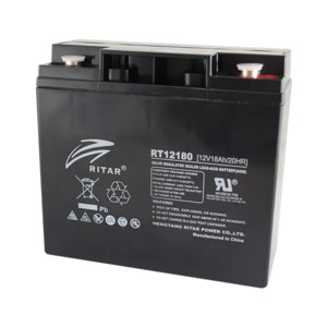 RT12180F3 - Ritar - 12VDC 18Ah Sealed Lead Acid Battery - F3 Terminals