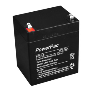 DM12-5A/H - 5A/H 12V Battery W=90mm X L=101mm X H=70mm