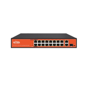 Cctv: Wi-Tek WI-PS518G(V4) 1U Rackmount Unamanged Network PoE Switch with 16 * FE PoE