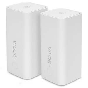 Clearance: Vilo 6 Mesh Wi-Fi 6 802.11ax 3 Port Gigabit Ethernet Router - 2 Pack