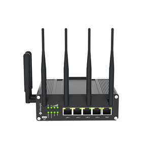 Clearance: Milesight UR75 5G/4G/LTE Cellular 5 port Gigabit PoE Router with RS232/RS485 and Digital I/O IoT M2M Connectivity