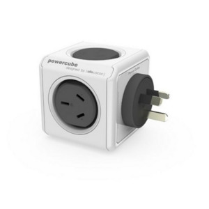 Other Gear: ALL-POWERCUBE52-GY - ALLOCACOC POWERCUBE OUTLET X 2 USB X 2 surge Grey