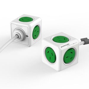 Other Gear: ALL-POWERCUBE54-GN - ALLOCACOC POWERCUBE Extended Outlets with USB 1.5M - Green