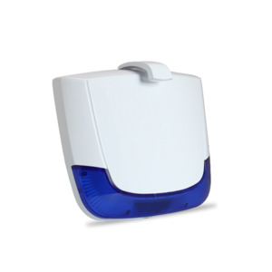Wireless Alarms: RWS401B4000B - Risco - Wireless 2-Way Lumin8 Outdoor Siren, 433MHz, Blue Lens