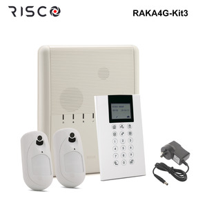 Risco Wireless Alarms: RAKA4G-Kit3 - Risco Agility 4 Kit - GSM Control Panel, Panda Keypad, 2x eyeWave PIRCAM, PSU