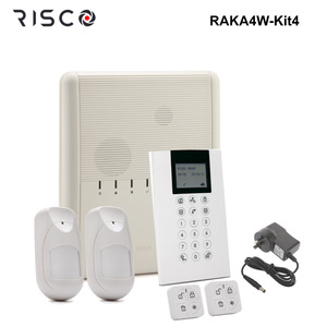 Risco Wireless Alarms: RAKA4G-Kit4 - Risco Agility 4 Kit - GSM Control Panel, Panda Keypad, 2x iWave Det, 2x Panda Remotes, PSU