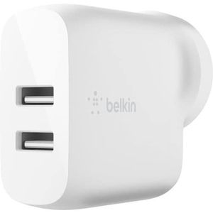 Vehicle: WCD001AU1MWH - Belkin BOOST CHARGE AC Adapter - 24 W - 4.80 A Output - White