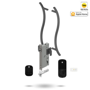 YRD256MBE147X450SPEC - YALE ASSURE SL SMART-READY LOCK WITH APEX 147 ENTRANCE SET MATT BLACK