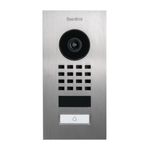 DB-D1101V-FLUSH - IP Mini video door station - flush mount with 1 call button (V2A grade)