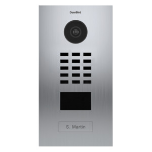 DB-D2101V - D2101V Flush Stainless Steel Brushed V2A IP Video Door Station - 1 Call button