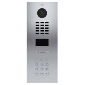 Doorbird Intercoms: DB-D2101KV V4 - Flush Stainless IP Intercom with Integrated Keypad (Salt Water Resistant)