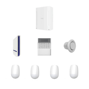 Hikvision AX-Hybrid-Pro-Alarm-KIT-2 -> Wired Intrusion Alarm Kit -> Includes ->