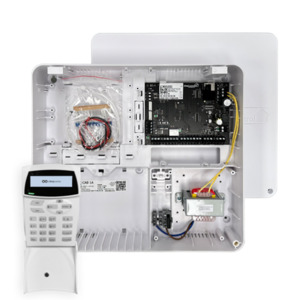Alarm Kitseis: EC-PLAS LCD - EC security alarm panel with (EC-LCD Keypad) in enclosed plastic cabinet
