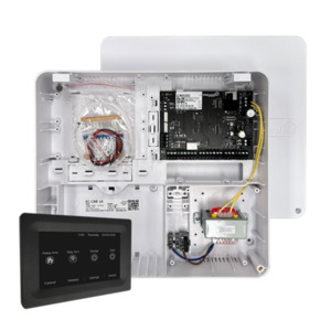 Alarm Kitseis: EC-PLAS TOUCH B - EC security alarm panel with (EC-TOUCH B Black touch screen keypad) in enclosed plastic cabinet
