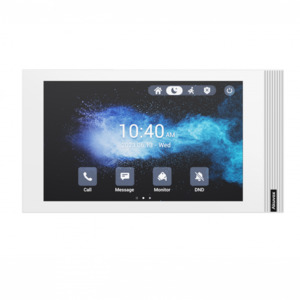 Ip Intercoms: S562W-White- Akuvox SIP WiFi Indoor Monitor (Linux Version) 7 inch - White