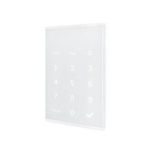 Elite Alarm System Modules: EC-KP W - EC-KP W (White Slimline Touch Interface security keypad for Infinity series EC Control Panels)