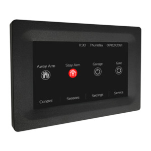 Elite Alarm System Modules: EC-TOUCH B - 5" Touch Keypad in Black