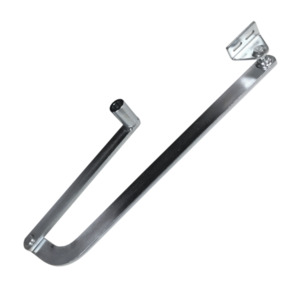 Beninca: B-DUE2 - Applications Galvanised Steel Hinge Arm for Articulated Arm Actuators. Suits L or R applications