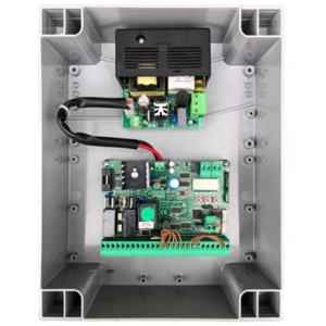 Beninca: B-BRAINY24+ - B-BRAIN24+ 24 V/DC Controller with integrated receiver and battery charger (64 Remote Slots)