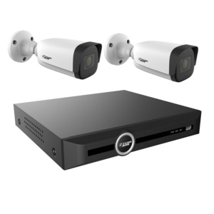 FERN360 Surveillance Kit - 2 Motorised Lens Starlight 5MP Bullet Cameras and 5ch NVR - 2TB