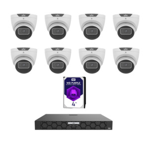 Uniview UNV6MPIPKIT4-P Prime 6MP IP CCTV Kit Includes 1 x NVR502-16B-P16 NVR wit
