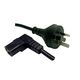C-POWERCR3 - Power Cord - Right Angle 10A/250V IEC (F) to 3 Pin Power (M) 3m