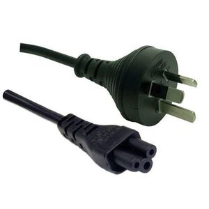 Leads: C-POWERNC1 - 3 Pin Power Lead (M) to C5 Clover (M) 1m Power Cable - Bulk