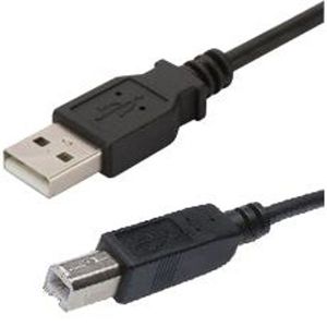 DK-300105-050-S - Digitus USB 2.0 Type A (M) to USB Type B (M) 5m Device Cable