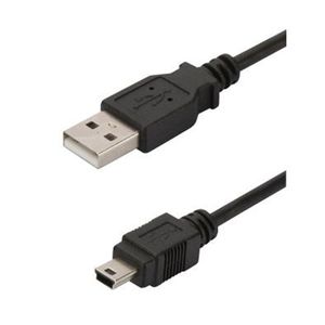 Leads: AK-300108-018-S - Digitus USB 2.0 Type A (M) to mini USB Type B (M) 1.8m Cable.