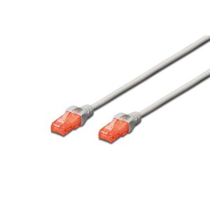 DK-1617-015/GREY - Digitus UTP CAT6 Patch Lead - 1.5M Grey