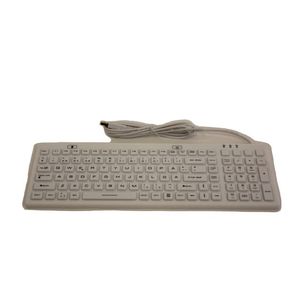 Inputel SK312 Silicone Keyboard White IP68 - USB
