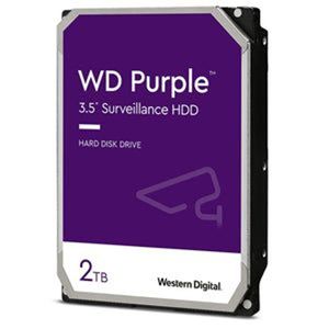 Memory Storage: WD Purple SATA 3.5" 5400rpm 64MB 2TB Surveillance HDD 3Yr Wty
