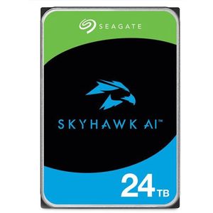 Memory Storage: Seagate SkyHawk AI 24TB SATA 3.5" 256MB Surveillance HDD
